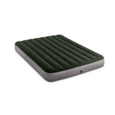 Акция! Кровать надувная DOWNY BED, (fiber-tech) встр ножной насос, 152x203x25см, ПВХ, 64763 INTEX
